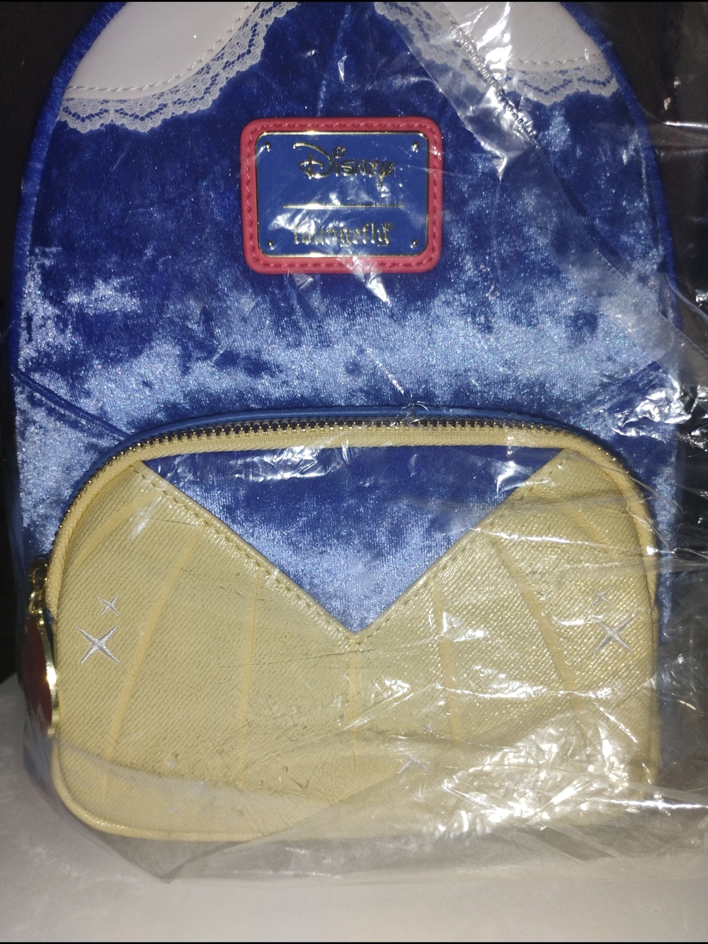 Loungefly Snow White Inspired Kids Backpack - Blue & Yellow